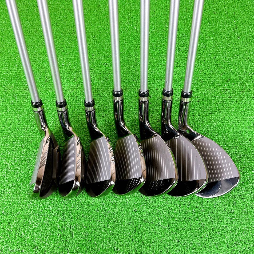 【レフティ】 PRGR egg 7本 アイアンセット M-37 カーボン 初心者