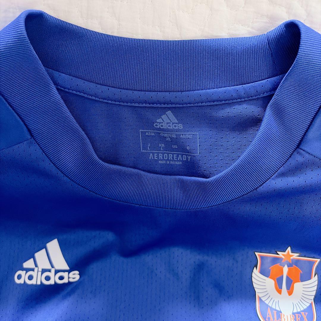 アルビレックス新潟　adidas AEROREADY 青 シャツ L