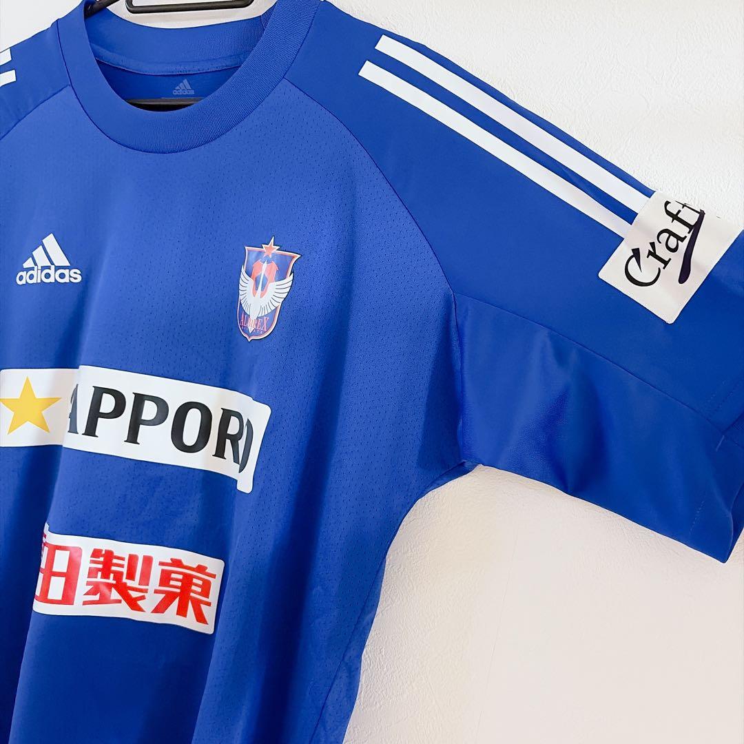 アルビレックス新潟　adidas AEROREADY 青 シャツ L
