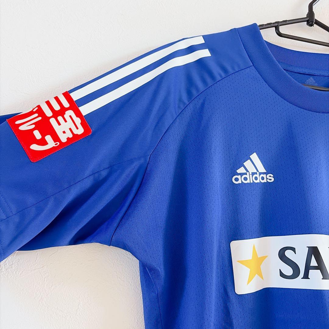 アルビレックス新潟　adidas AEROREADY 青 シャツ L