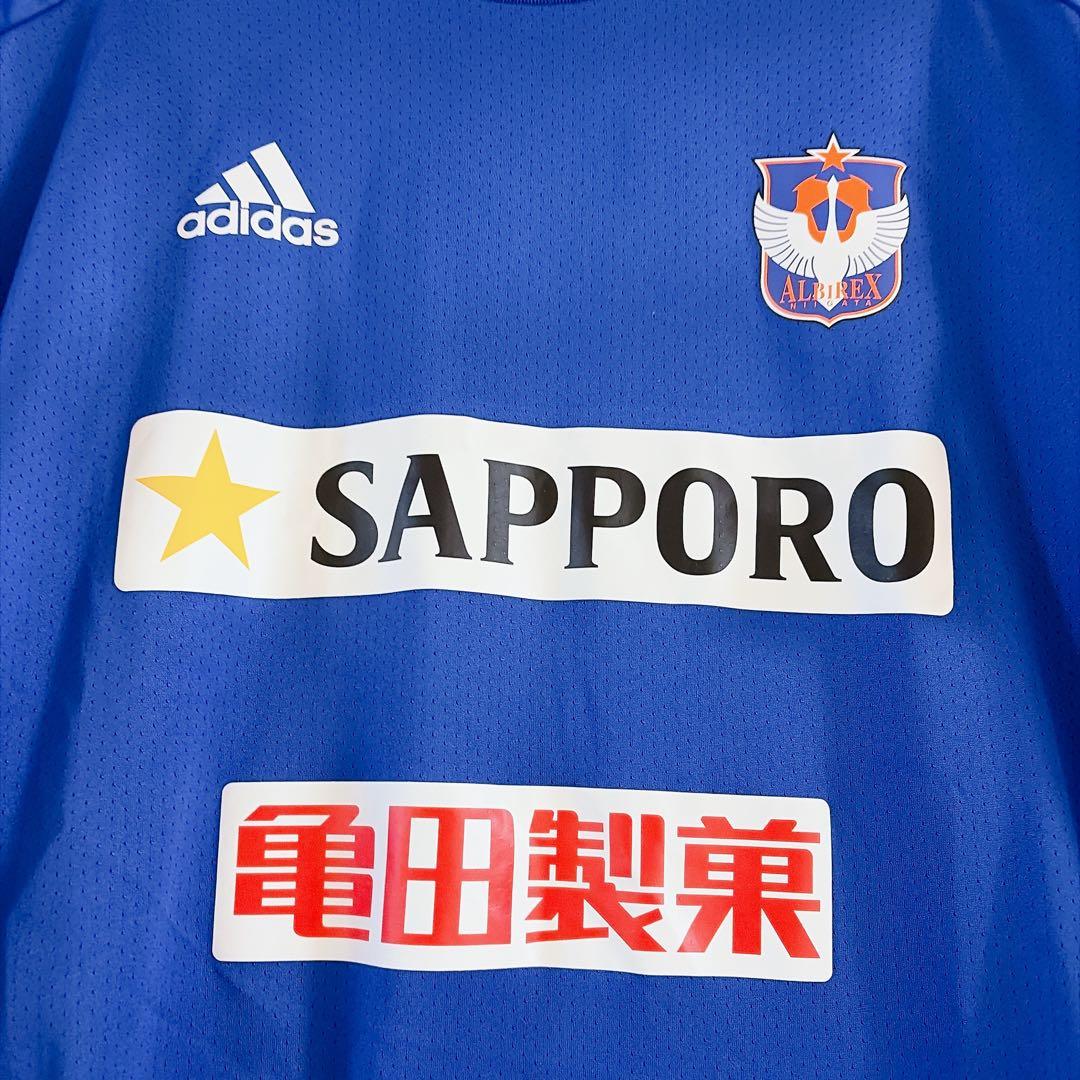 アルビレックス新潟　adidas AEROREADY 青 シャツ L