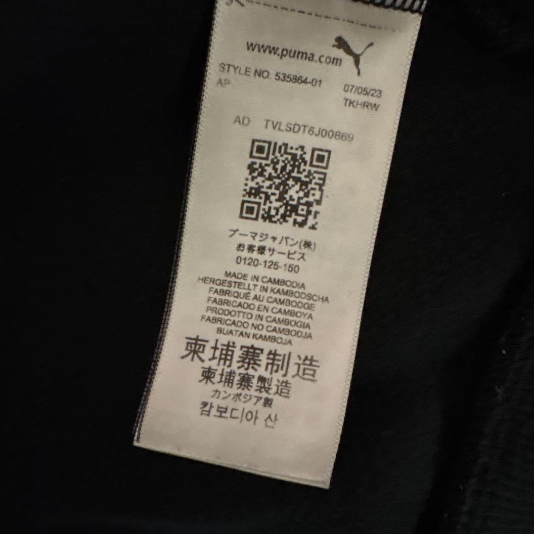 PUMA  Motorsport フード付きジャージ S ブラック