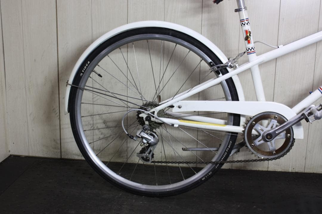 プジョーPEUGEOT CLASSIC 26型シマノ8速 430mmクロスバイク
