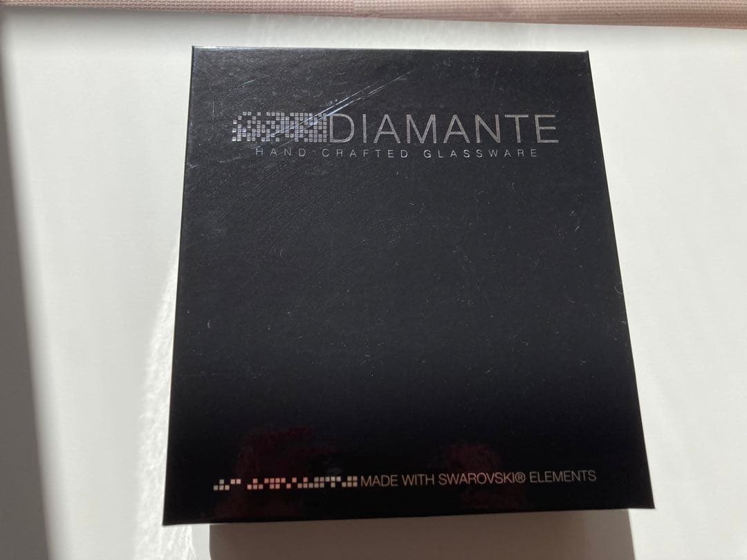 ワイングラス　ペア　スワロフスキーエレメント