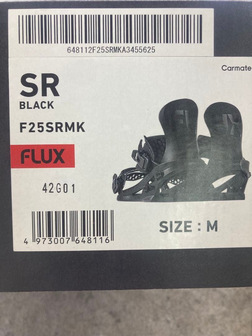FLUX SR Mサイズ スノーボードビンディング 24-25