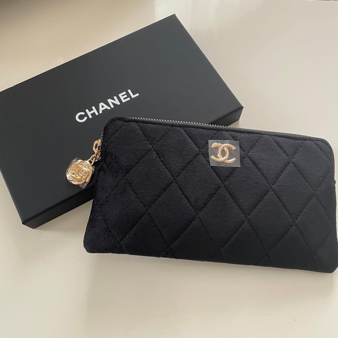 新品未使用 CHANEL ノベルティ ポーチ キルティング バッグ型キーホルダー