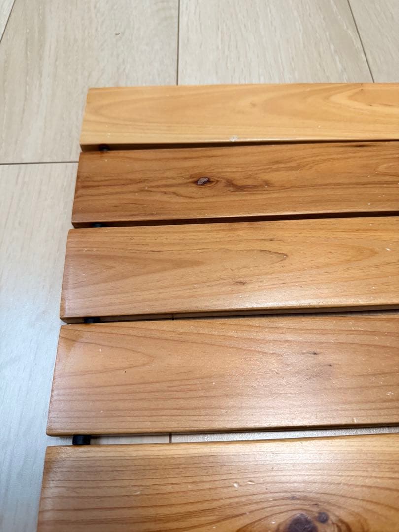 Coleman⭐︎ナチュラルウッドロールテーブル65