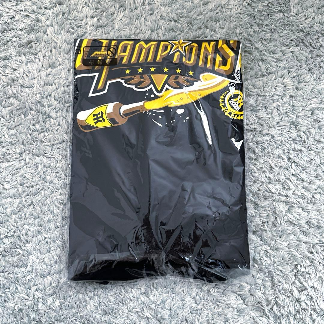 阪神タイガース2025 セリーグ優勝記念 Tシャツ（黒）LLサイズ
