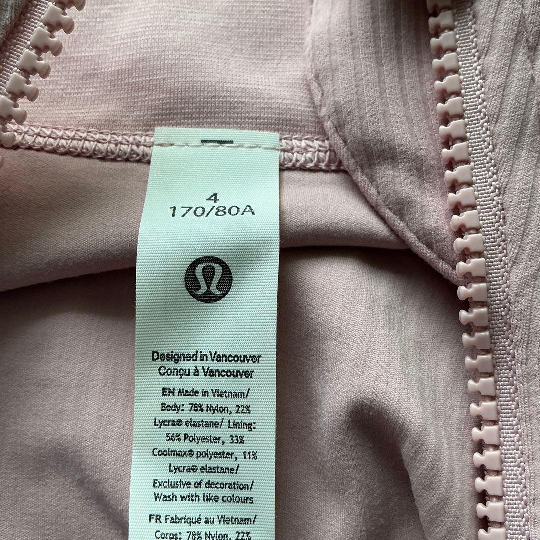 新品未使用！lululemon Define クロップリブNulu ピンク4
