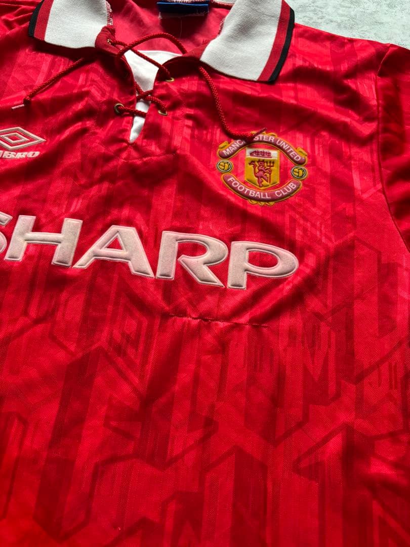 92-94 マンチェスターユナイテッド　アンブロ　ホームユニフォーム　正規品