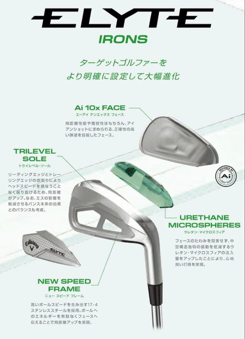 Callaway エリートレディースアイアンセット
