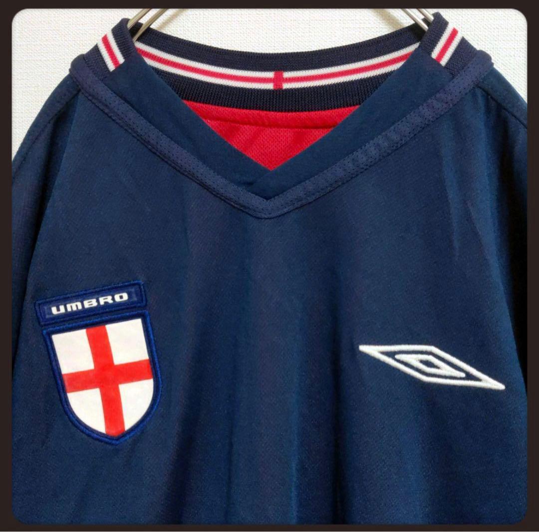 アンブロ イングランド代表 ユニフォーム リバーシブル 美品 レア 貴重 正規品