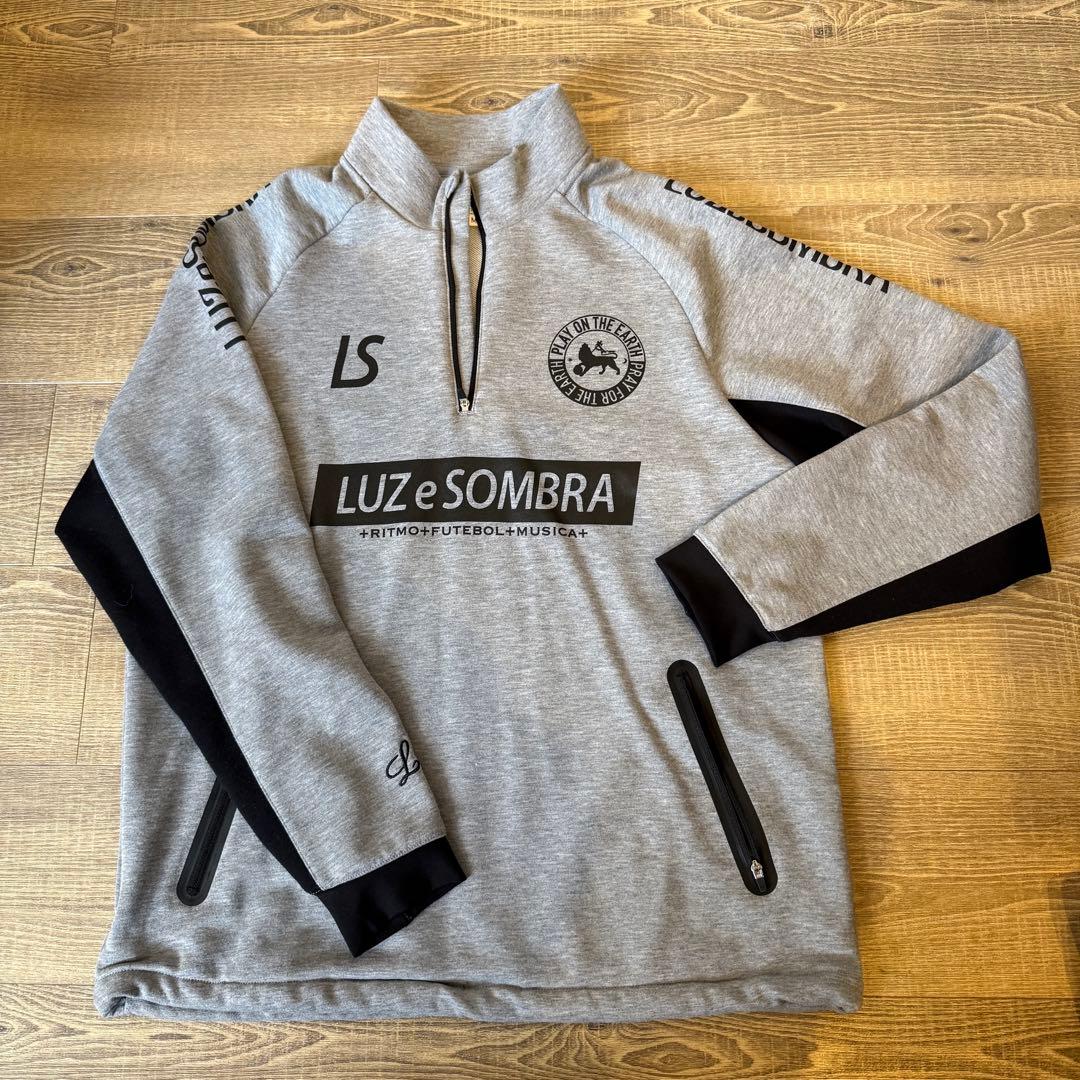 【美品】LUZeSOMBRAジャージセット グレー・ブラック／上:M、下:L