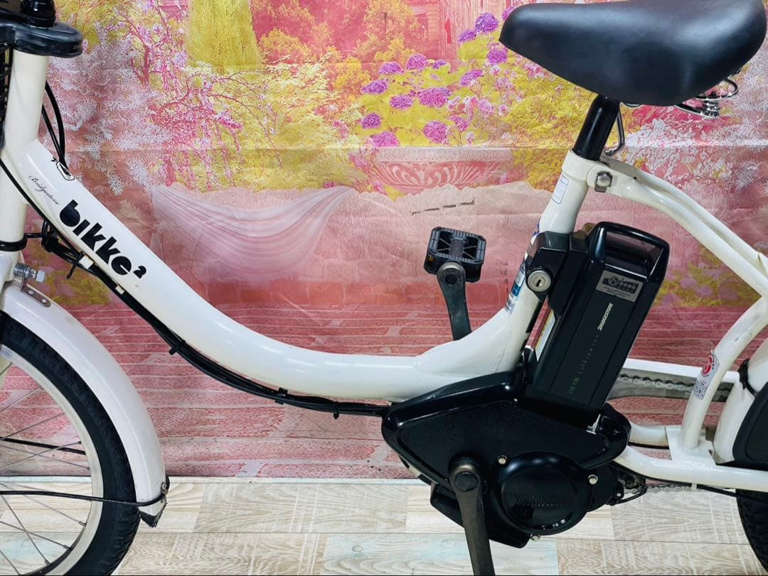 ZK3771 電動自転車 ブリヂストン bikke 子供乗せ 20インチ