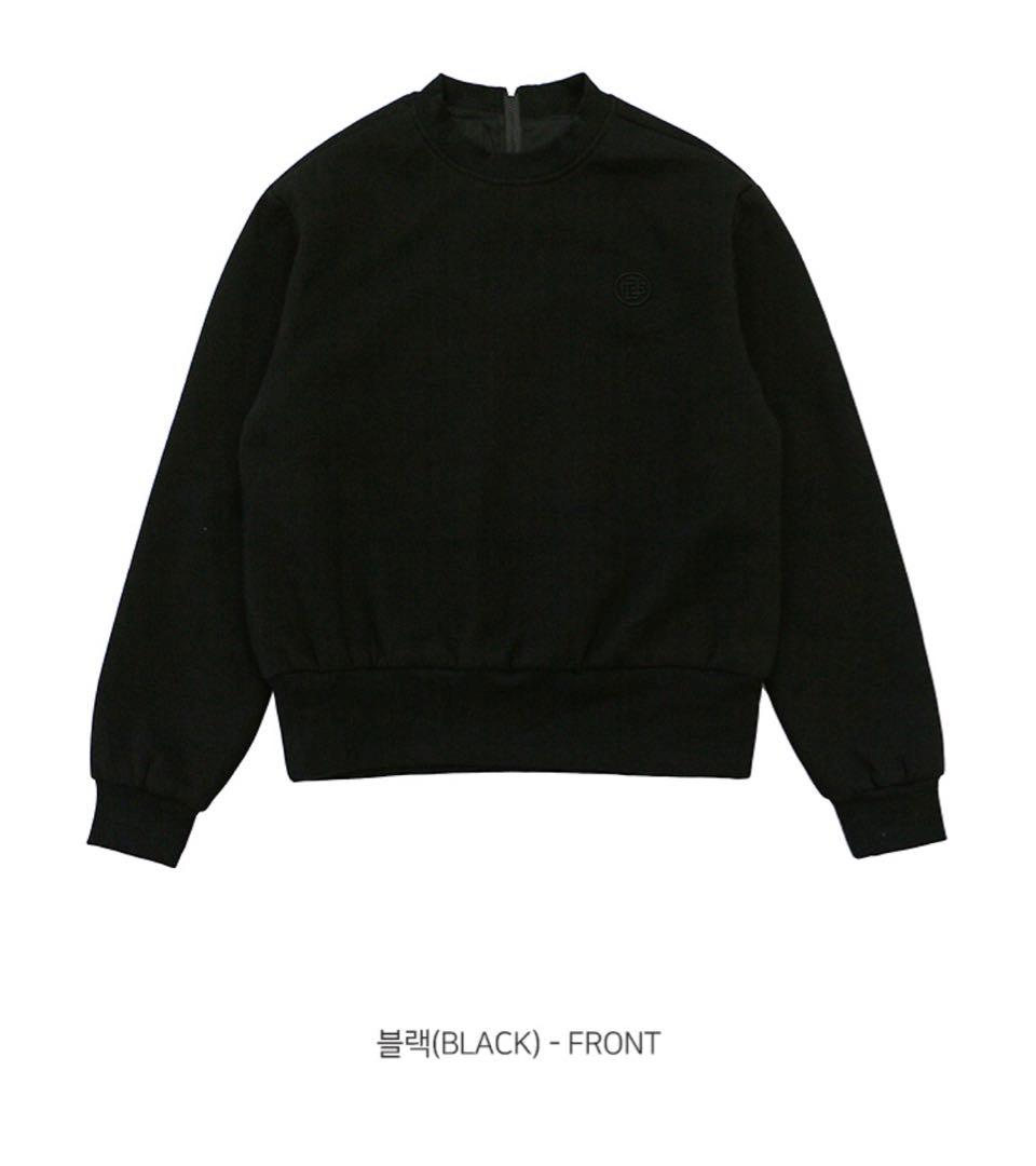 ゴルフウェア トレーナー 韓国 DHolic ロゴバック配色スウェット