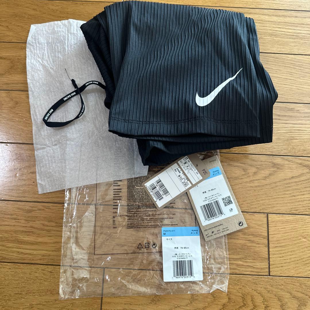新品未使用　Nike エアロスイフト　ハーフタイツ　ブラックM ランニング　陸上