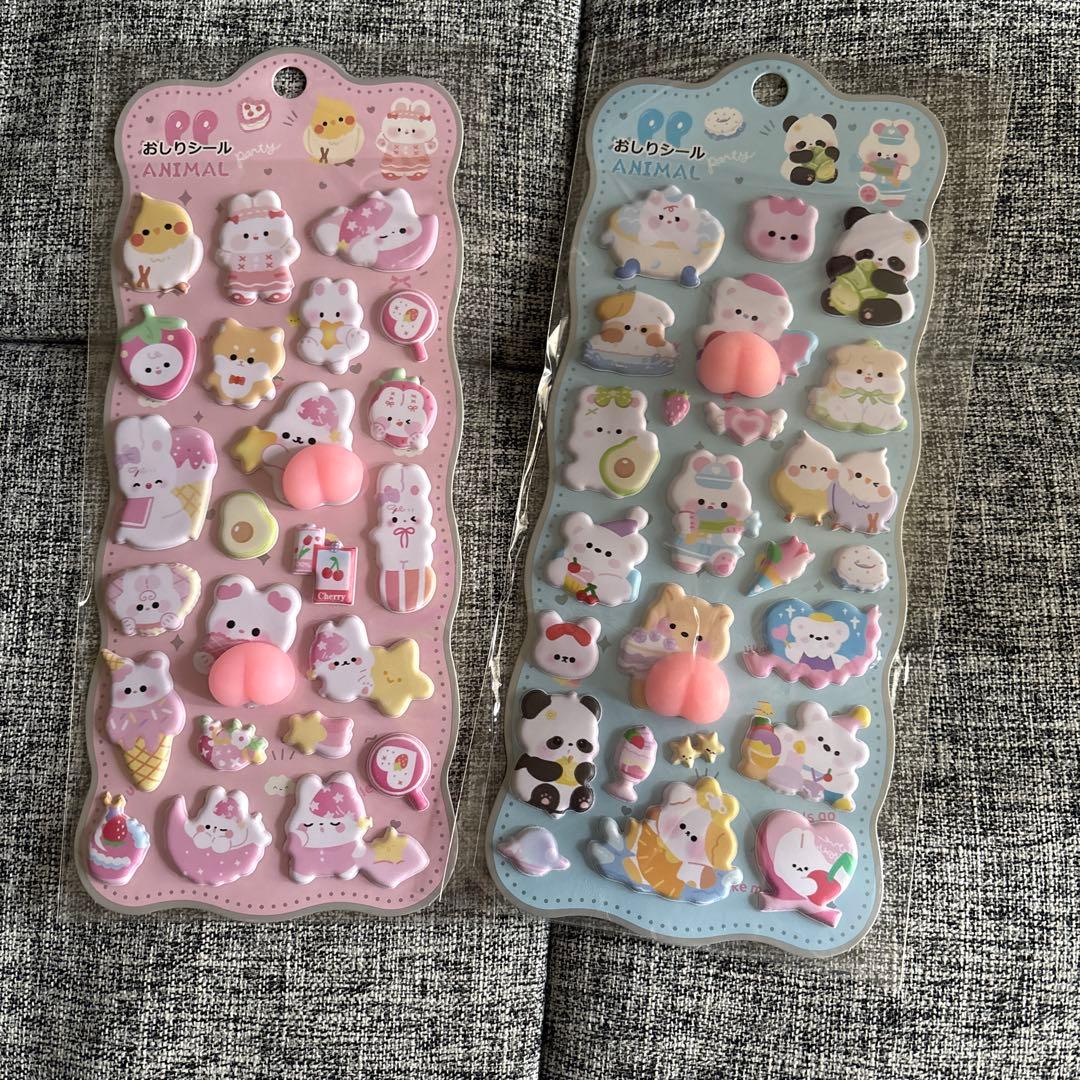 シール帳　キャラクターシール 収納ケース付き