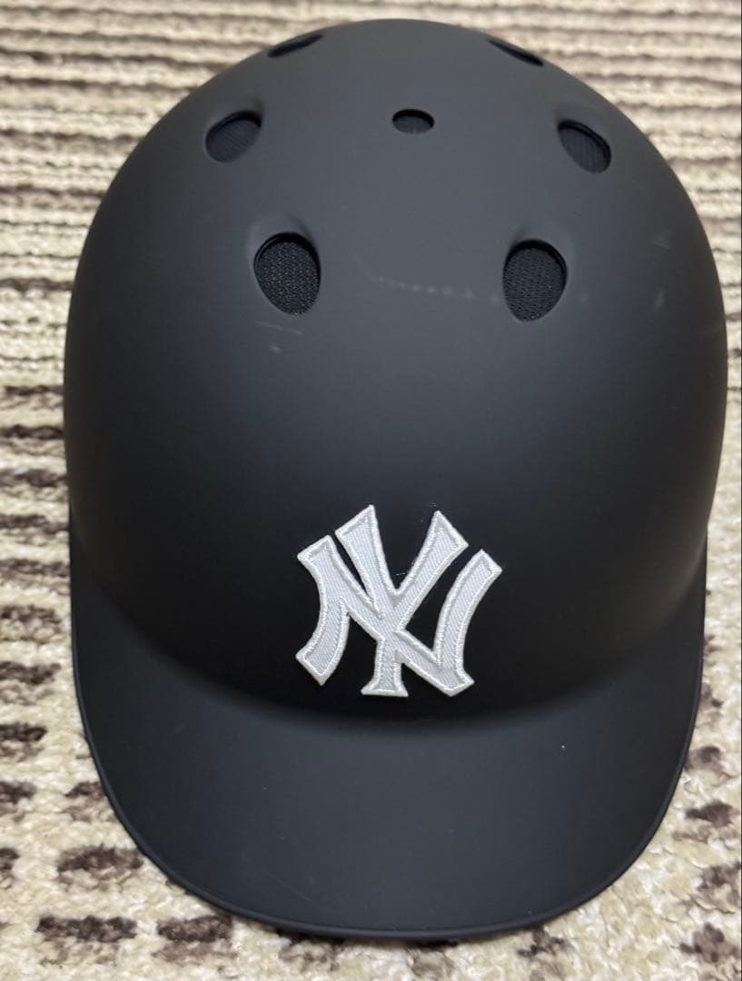 ミズノ硬式用 つば付きキャッチャーヘルメット つや消しブラック