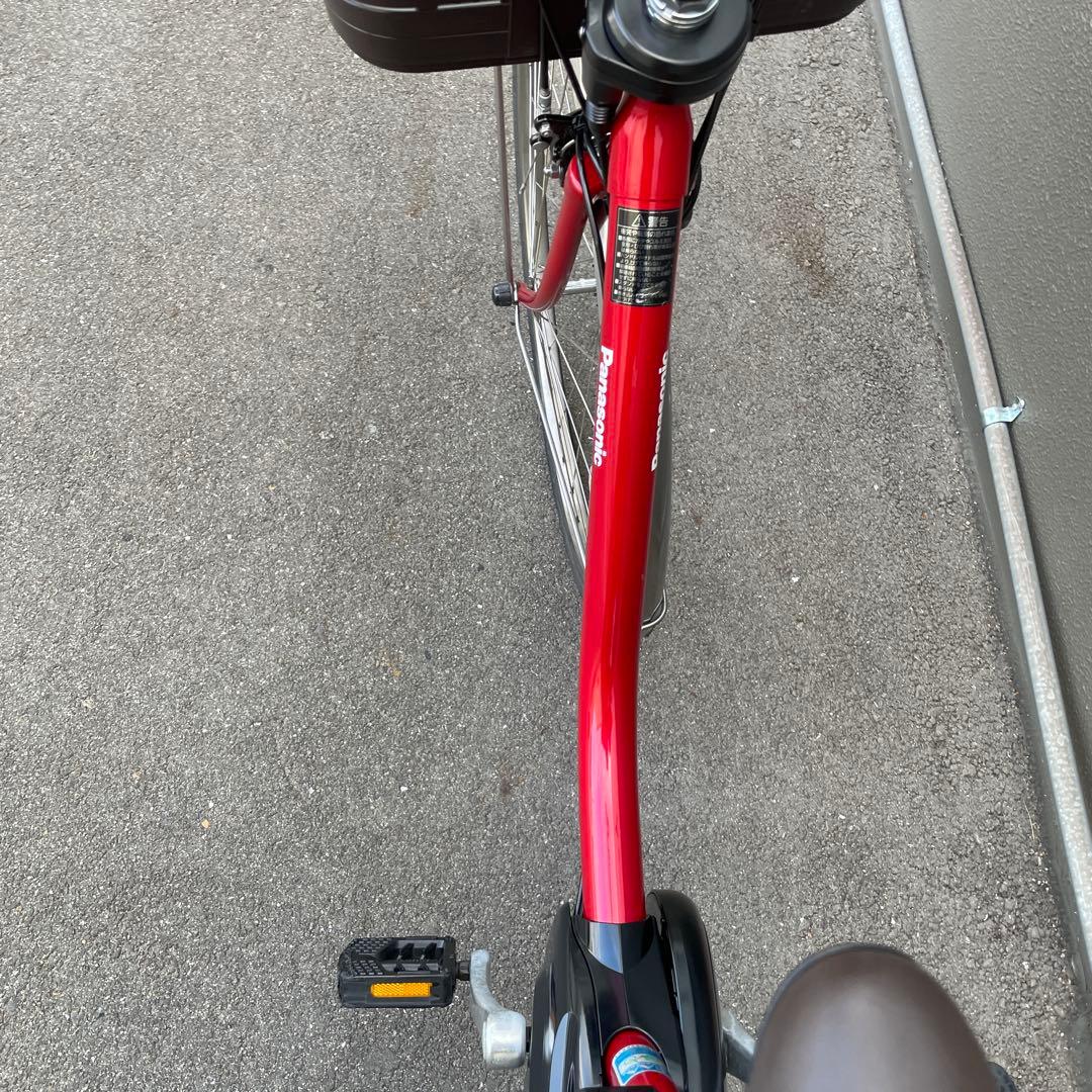 パナソニック電動アシスト自転車26インチ 16Ah レッド