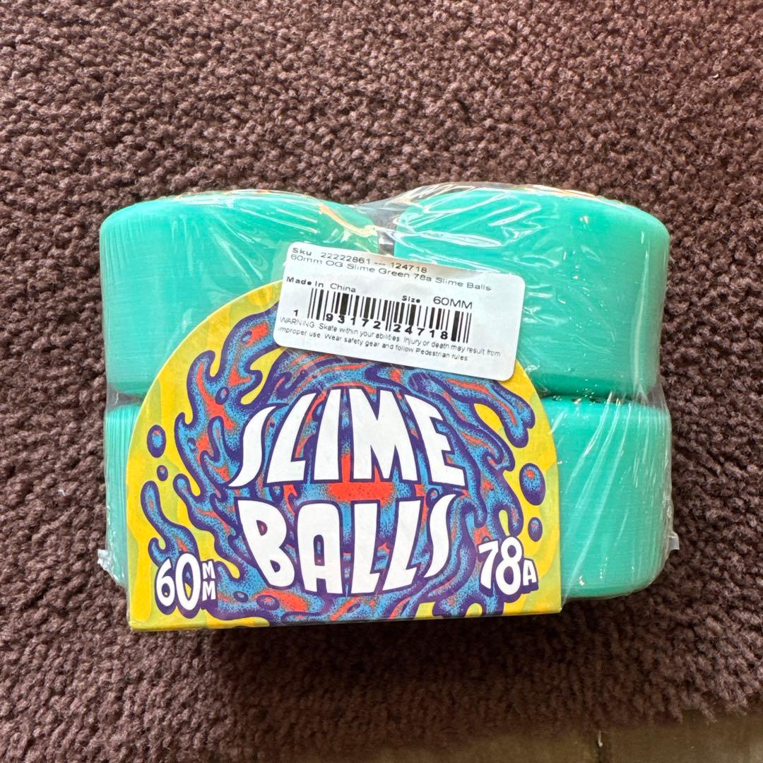 SLIME BALLS スライムボールズ　スケボーウィール　グリーン 60ミリ
