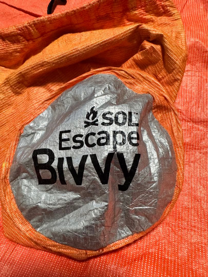 SOL エスケープ　ヴィヴィ　Escape Bivvy オレンジ