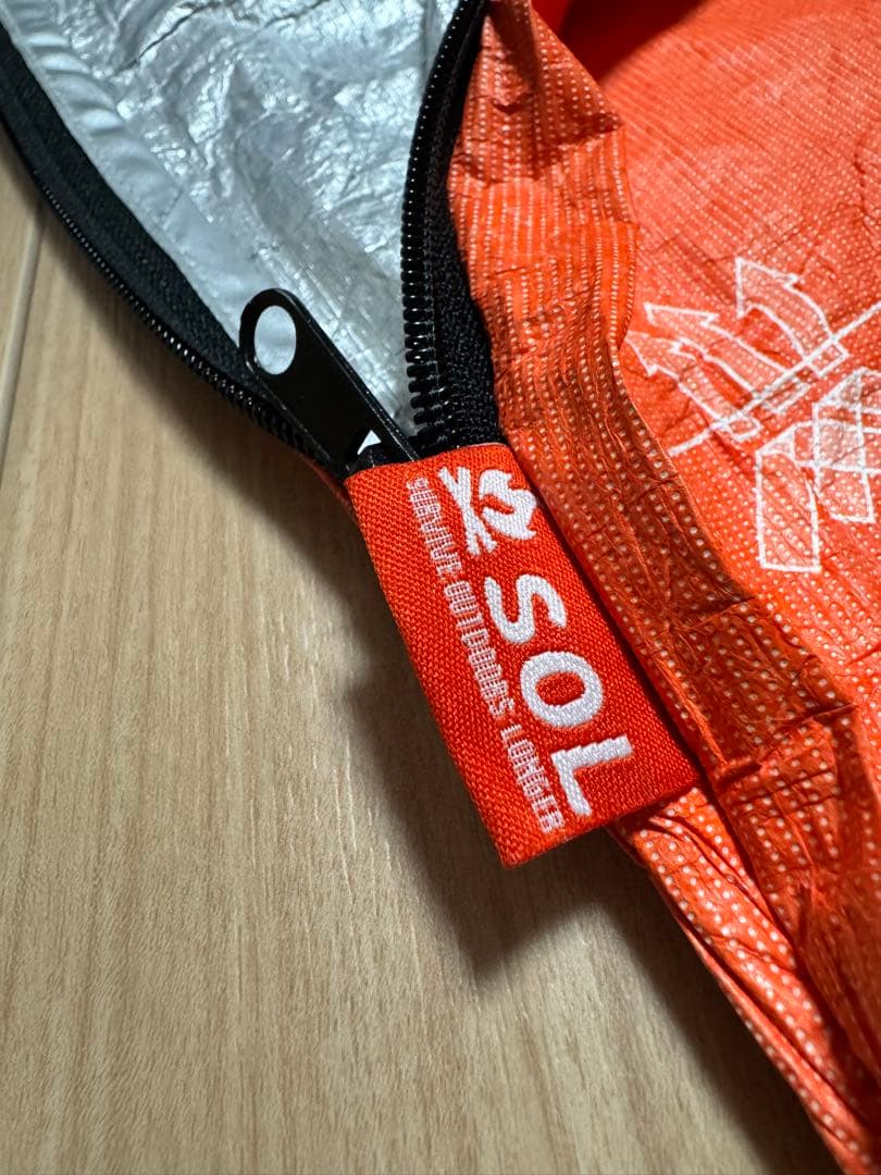 SOL エスケープ　ヴィヴィ　Escape Bivvy オレンジ