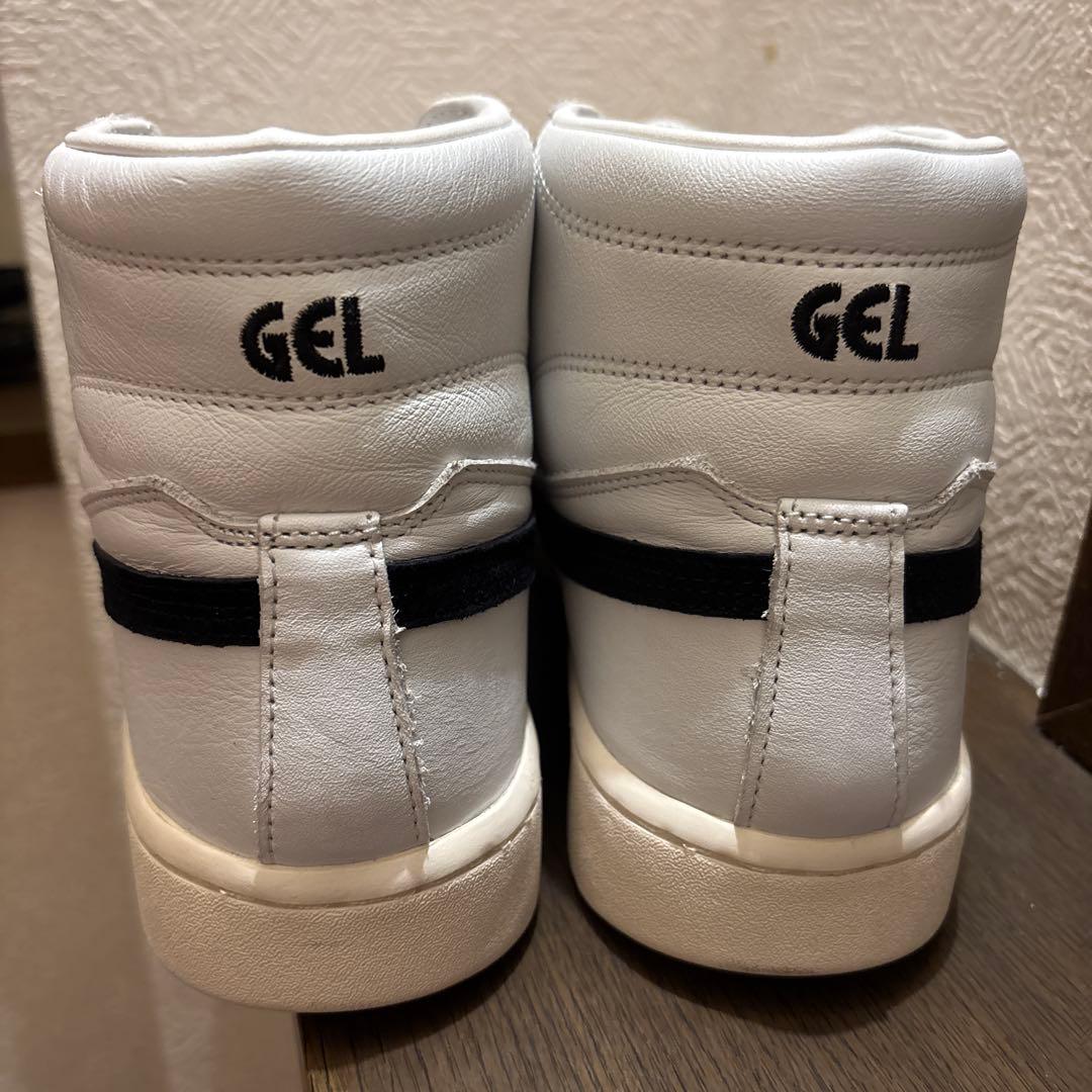 美品 アシックス HL7W4 GEL-PTG スニーカー 白 26.5