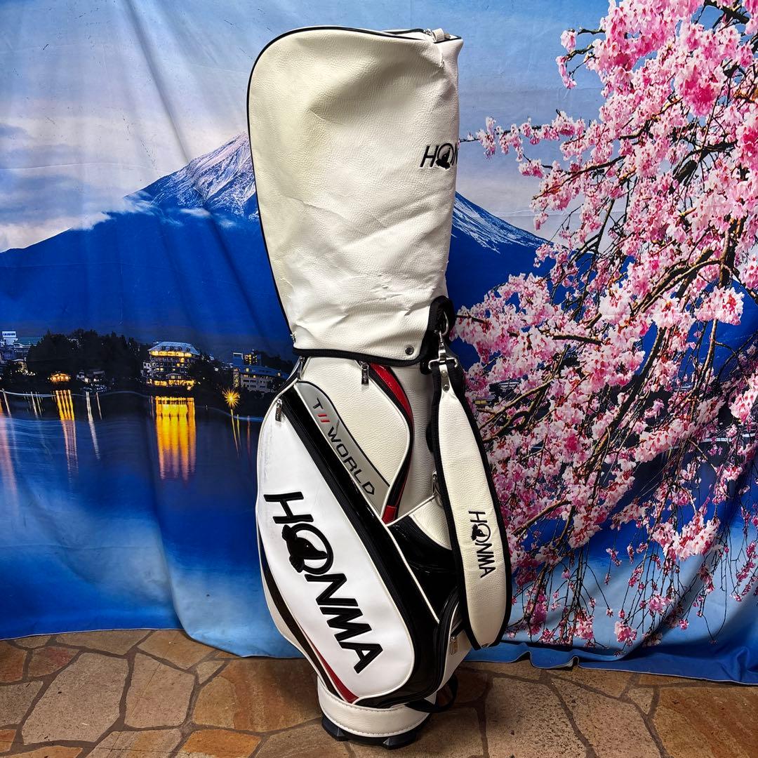 寶BW-1185 HONMA ホンマ キャディバッグ ホワイト