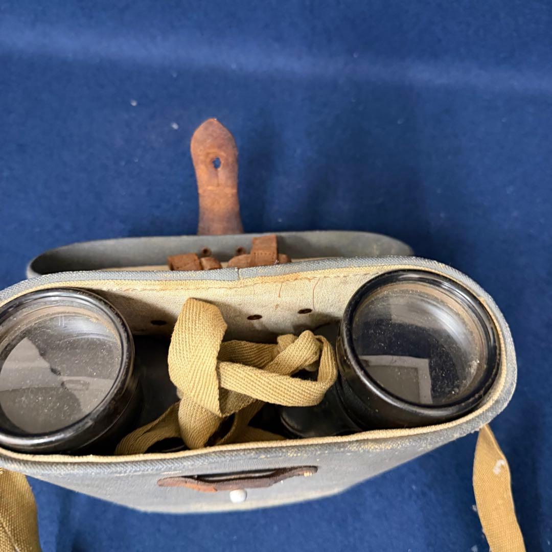 双眼鏡 富岡光学 日本軍 陸軍 海軍 航空隊 ◯空刻印 7×50mm 7.1°