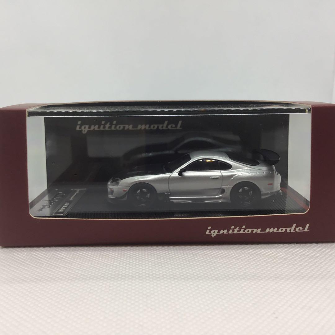 イグニッションモデル　1/64 マツダ　スープラ　JZA80 シルバー