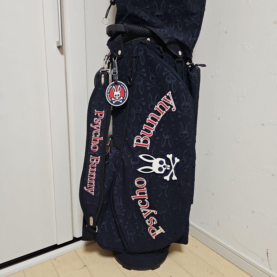 Psycho Bunny ゴルフバッグ ネイビー　中古品