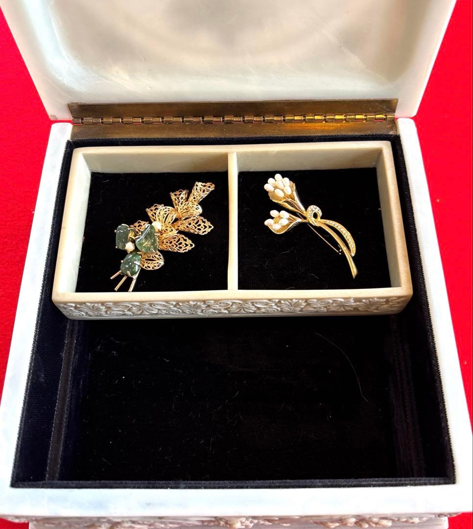 INCOLAY STONE ジュエリーボックス　アクセサリー付き