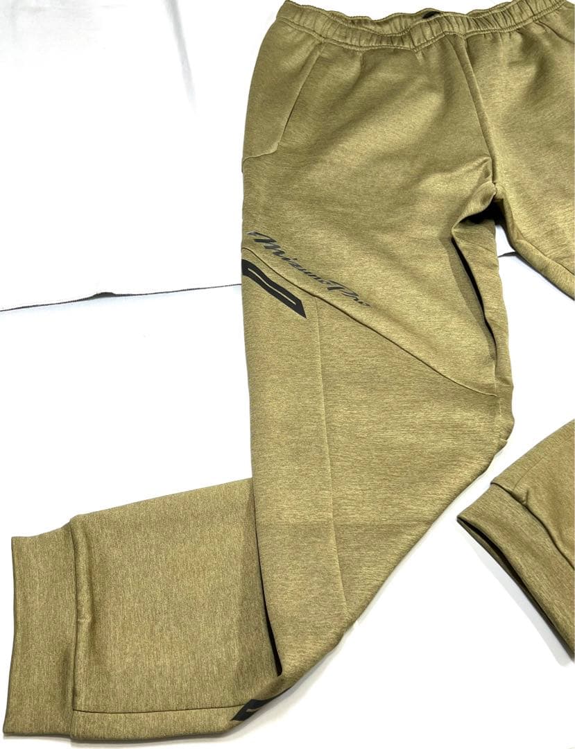 【ミズノプロ】ストレッチスウェットパンツ ベージュ XO 12JFAK73