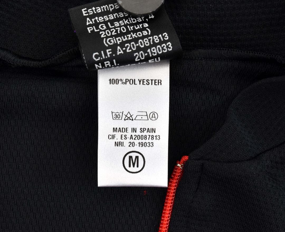 Etxeondo Gizon ジャージ size:M ブラック/レッド