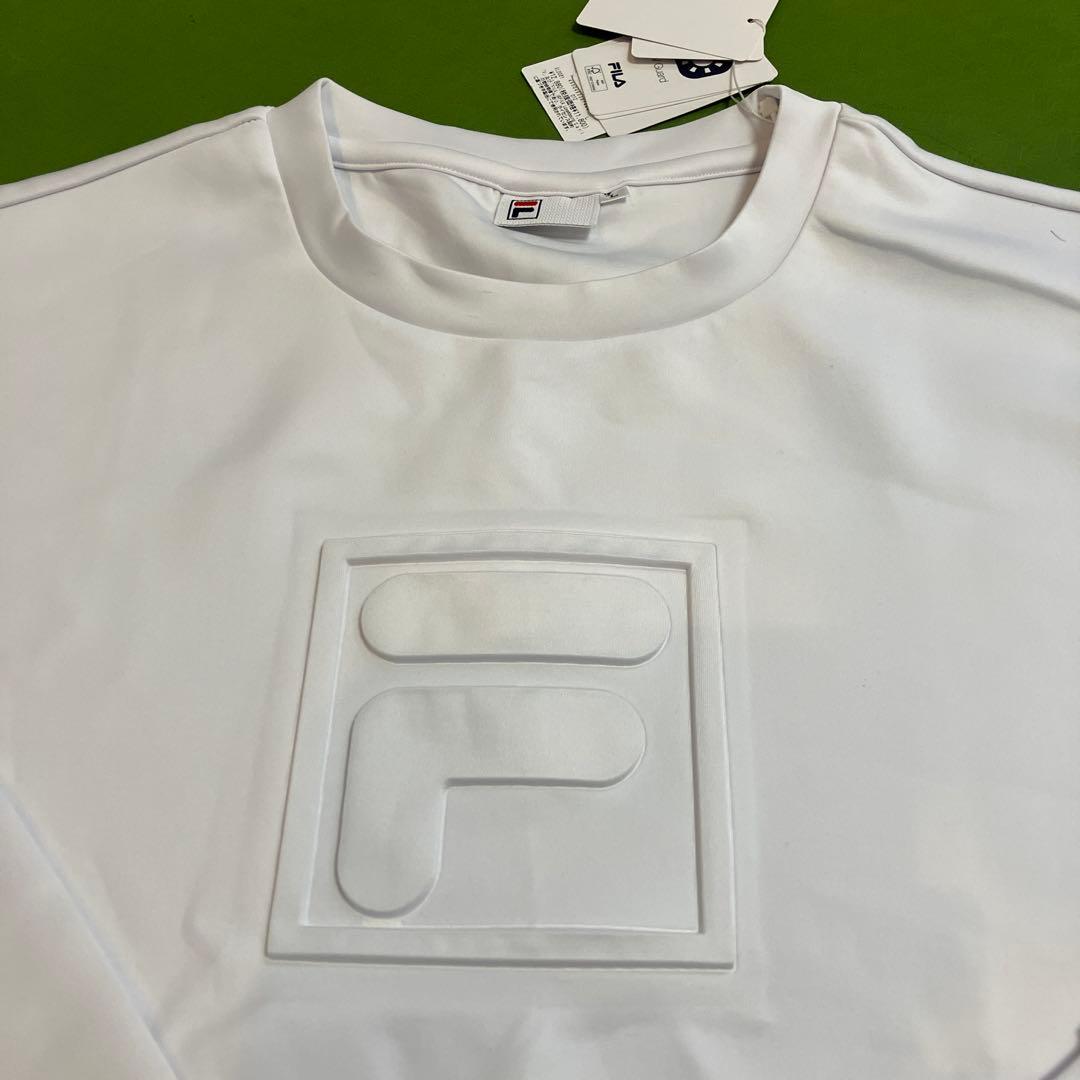 FILA EL0021 ホワイト 薄手長袖トレーナーLサイズ