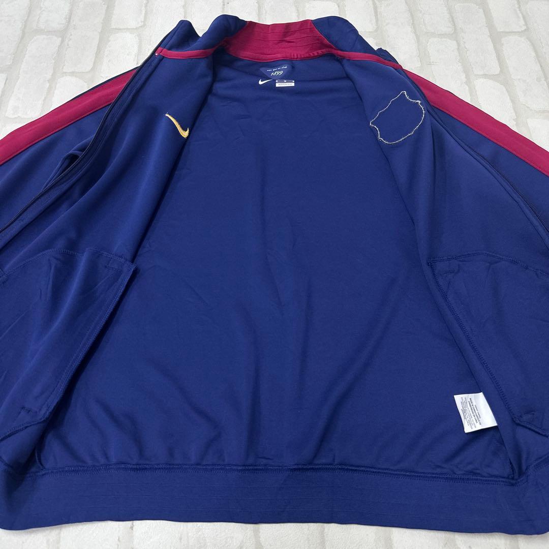 FC バルセロナ 14-15 ナイキ NIKE スウォッシュ 刺繍 ジャージ M