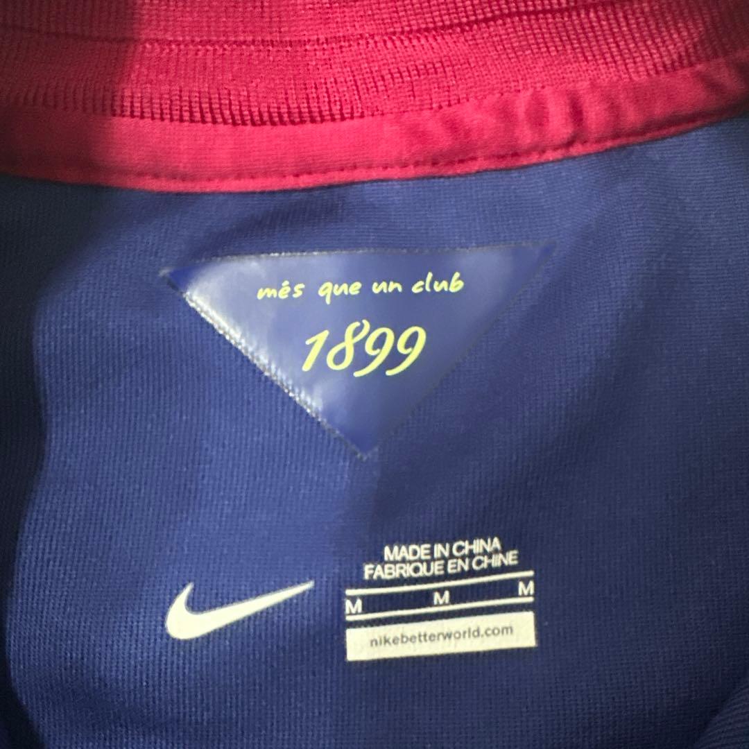 FC バルセロナ 14-15 ナイキ NIKE スウォッシュ 刺繍 ジャージ M