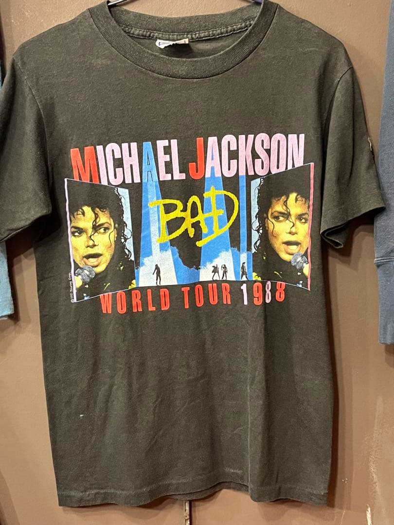 マイケル・ジャクソン BAD 1988ツアーTシャツ USA製 バンドT