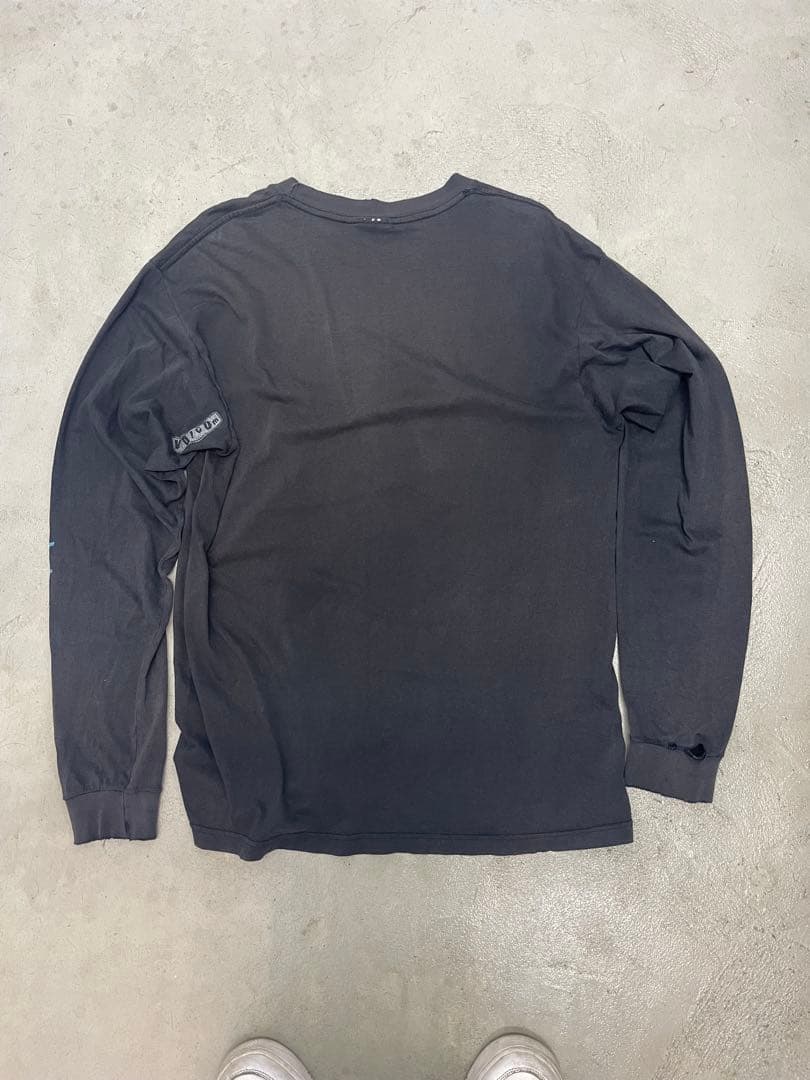 激レア　ビンテージ　Volcom ブラック ロングスリーブ Tシャツ