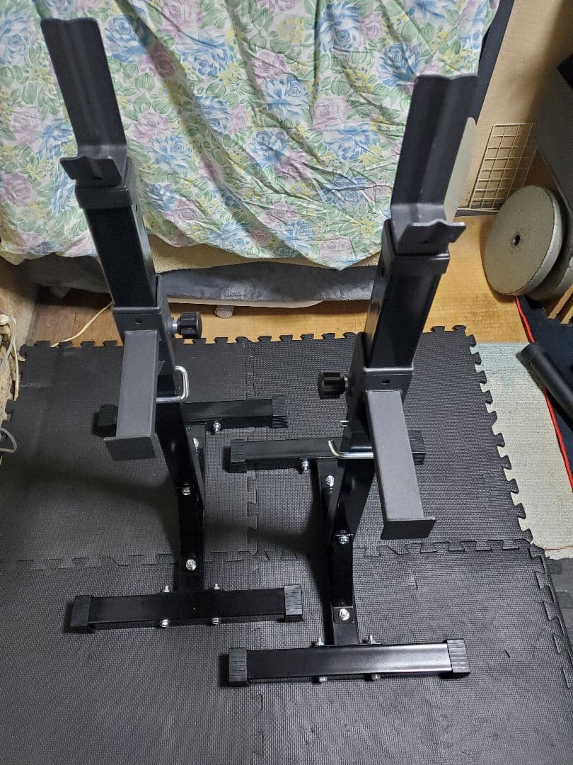 ZENY バーベルラック 550ポンド耐荷重