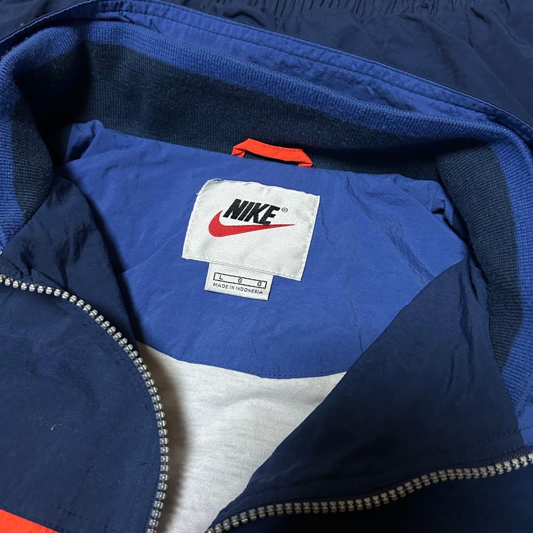 レア 90s NIKE サッカー オランダ代表 ナイロン セットアップ L