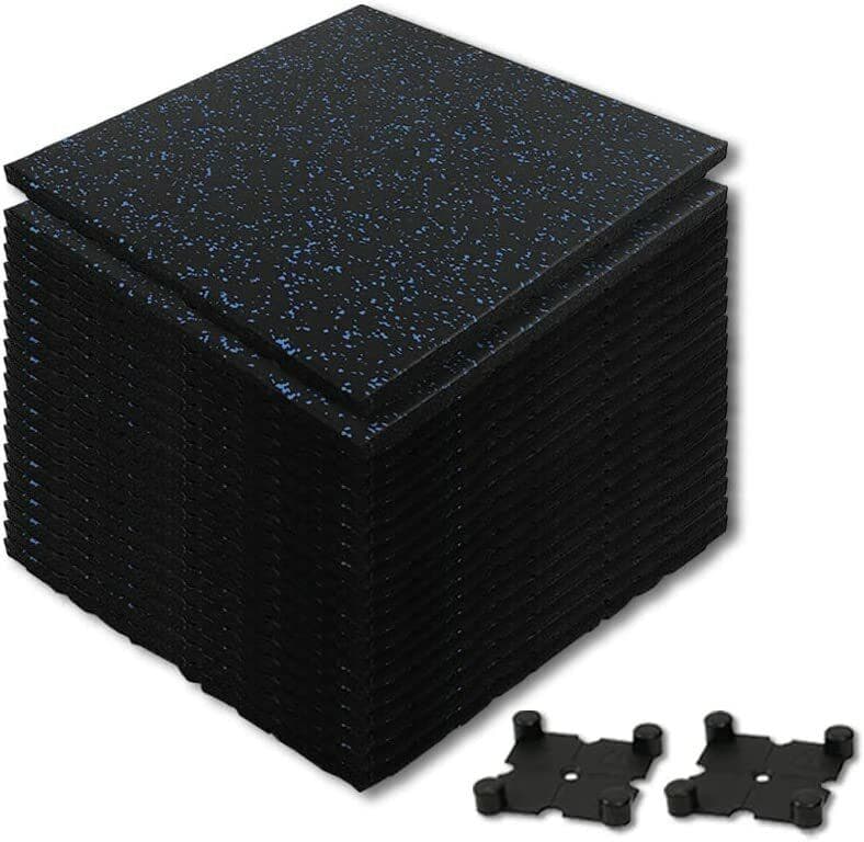 ホームジム用ゴムマット ゴムマット ジムマット 連結パーツ付き【 9枚セット】