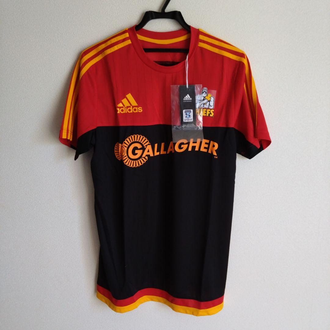 新品 タグ付き adidas CHIEFS Chiefs チーフス ラガーシャツ