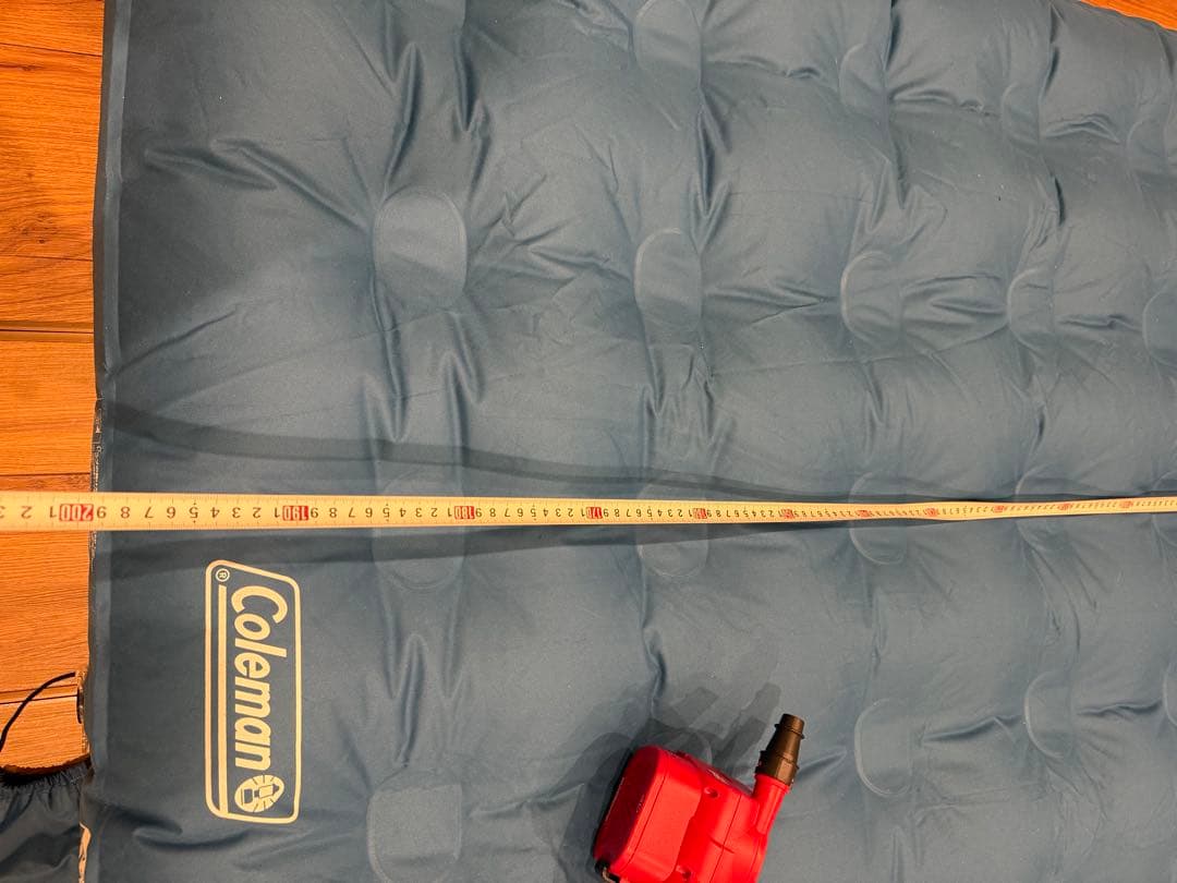 Coleman エアーマットレス ダブル 198cm x 148cm 空気入れ付