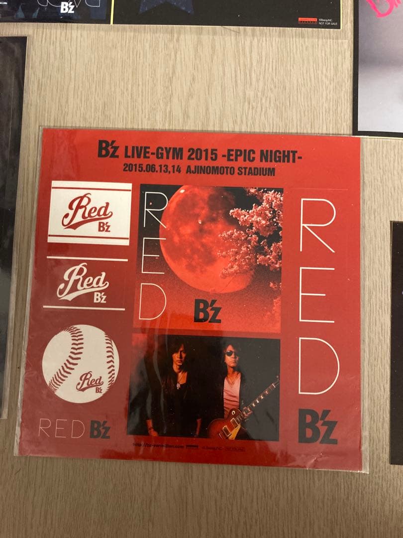 ④B'z 限定 特典 FYOP 会場限定 ステッカー FYOD FYOP+