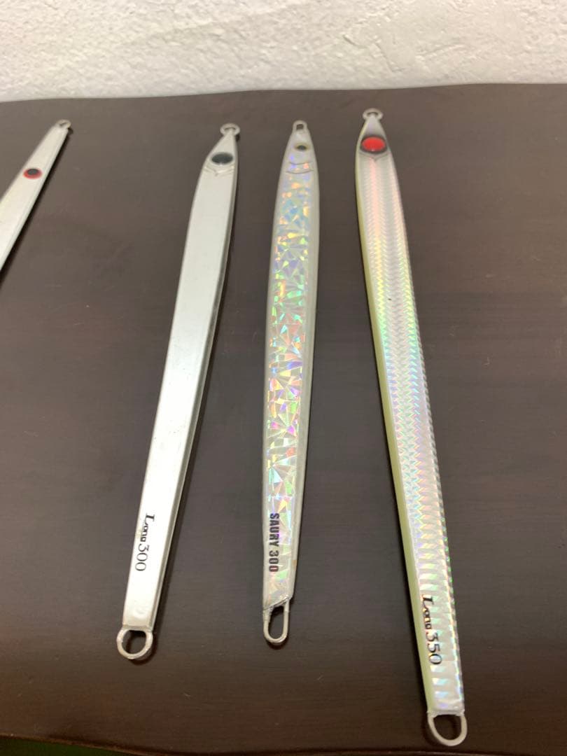 ジギング　明石　シルバー　ジグ　タチパターン　ロングジグ　青物　新品　中古
