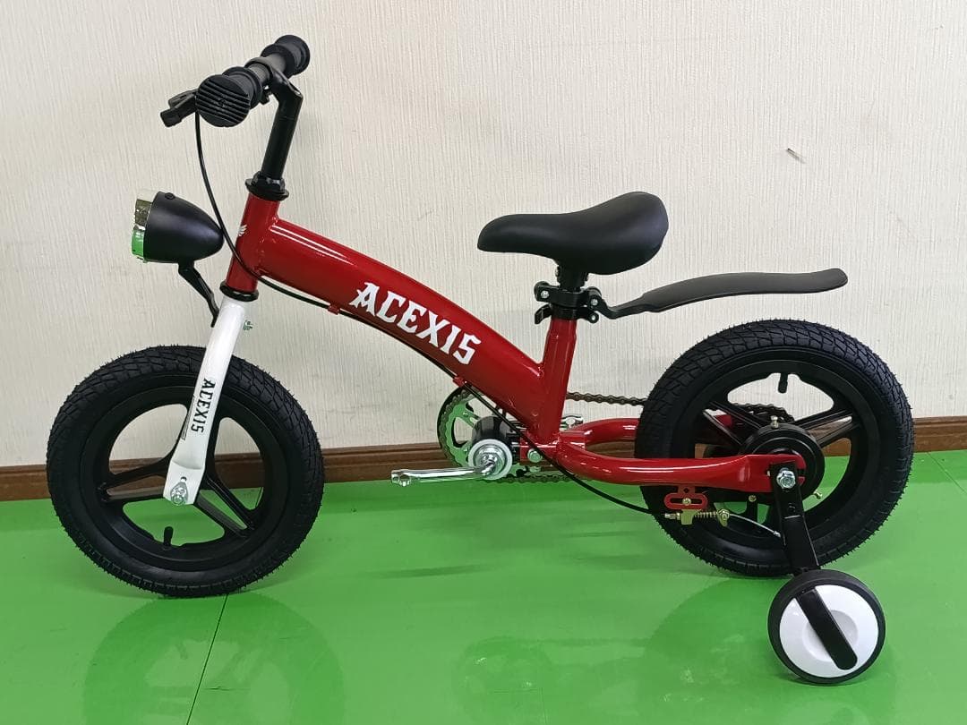 新品未使用 3in1 子供自転車 キックバイク12インチ Red色