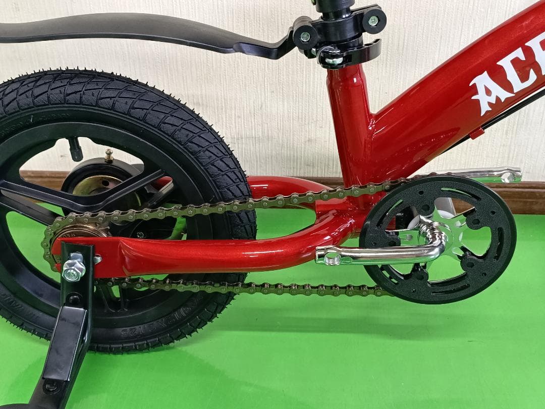 新品未使用 3in1 子供自転車 キックバイク12インチ Red色