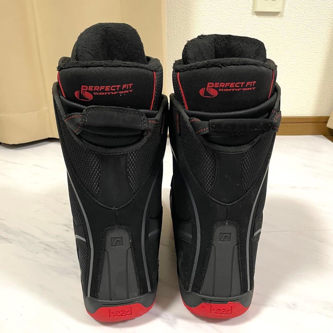 HEAD スノーボードブーツ　SCOUT ボア　27.5cmブラック/レッド