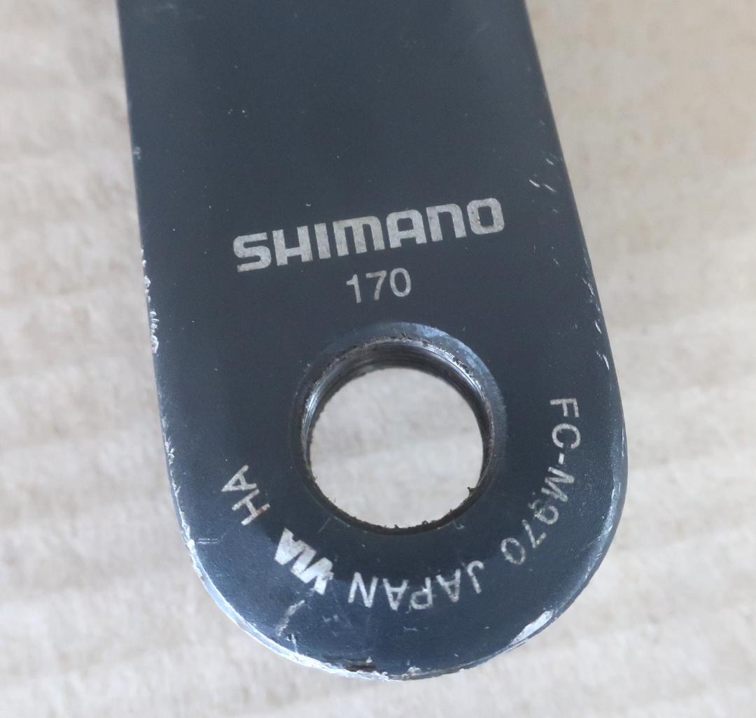 SHIMANO(シマノ)XTRクランクセット【FC-M970】170mm・BB付
